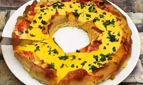 Картофельный пирог с сыром — вкусный рецепт